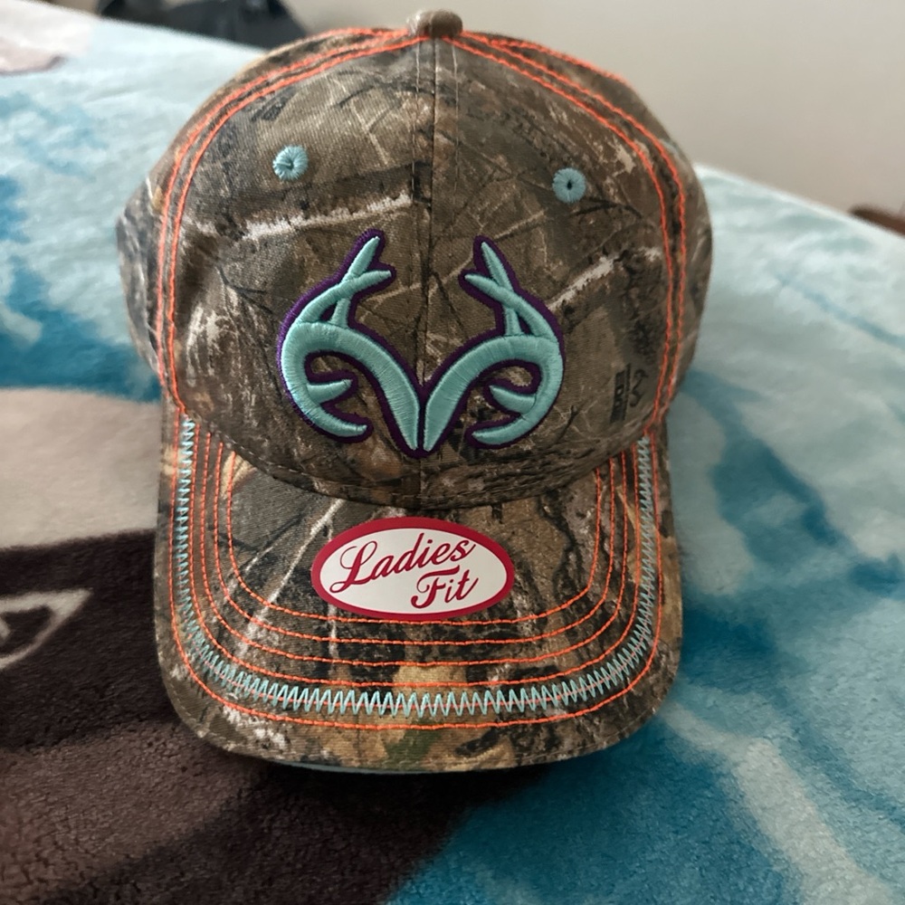 Ladies Fit Camouflage Cap with Antler Logo